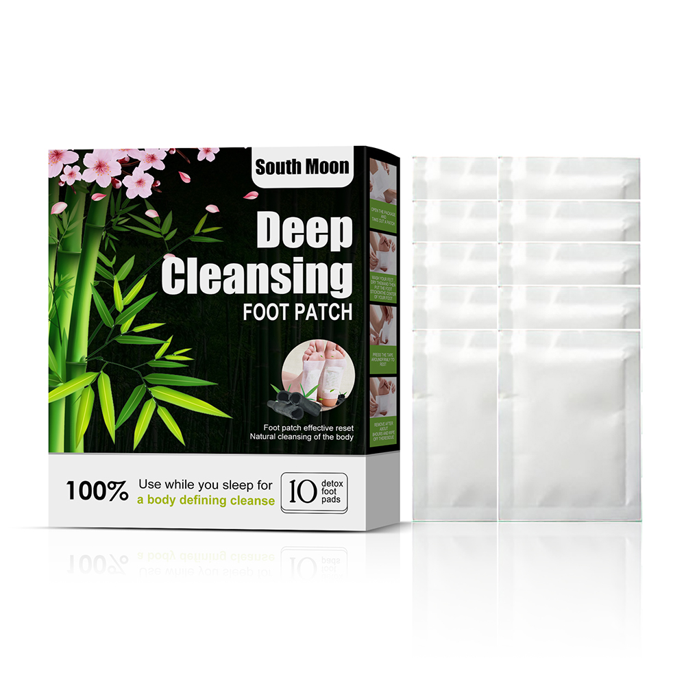 Detox Foot Patch - แผ่นแปะเท้าดีท็อกซ์สำหรับทุกเพศ แผ่นแปะขิง ขจัดสารพิษ ลดน้ำหนัก ทำความสะอาดเท้า