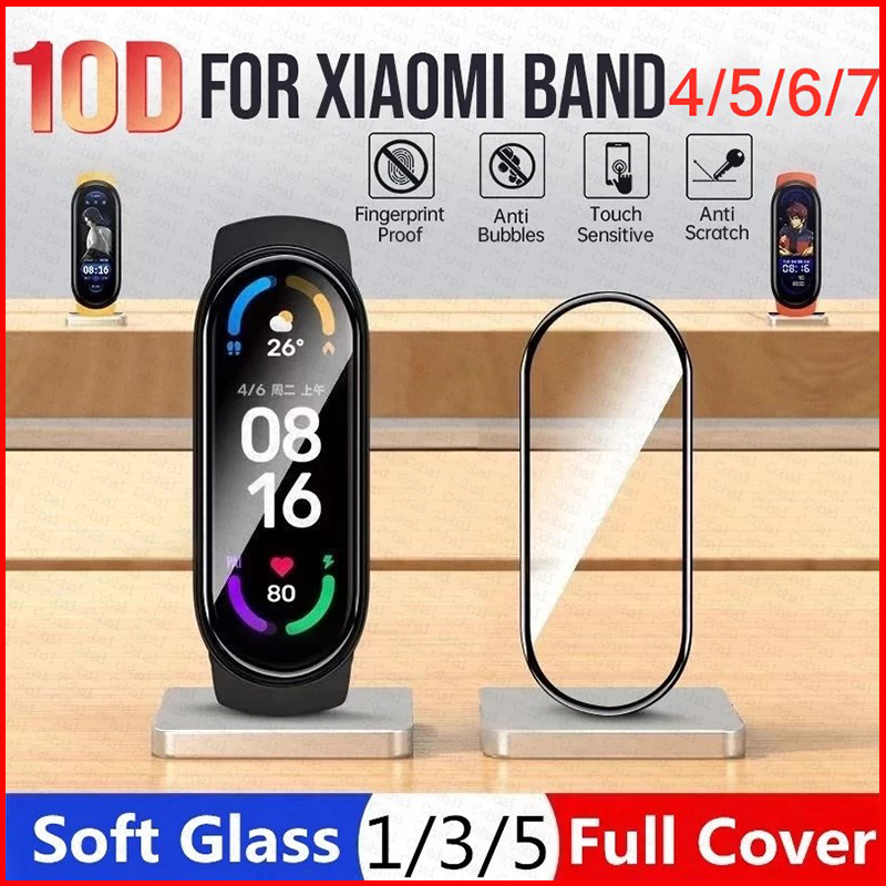 Health Wellness Bracelet - ฟิล์มป้องกันหน้าจออ่อนสำหรับ Xiaomi Mi band 8 4