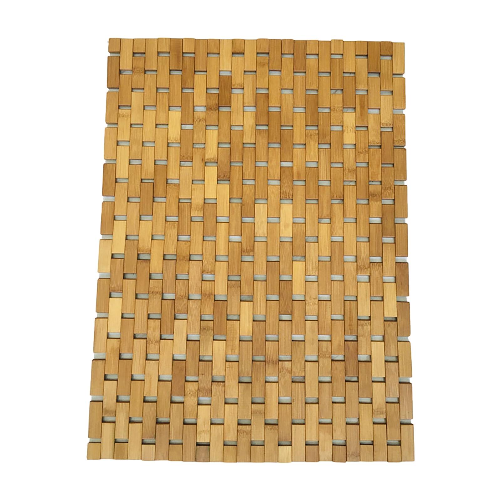 พรมเช็ดเท้าในห้องน้ำไม้ไผ่กันล - Bamboo Bath Mat บทวิจารณ์และราคา