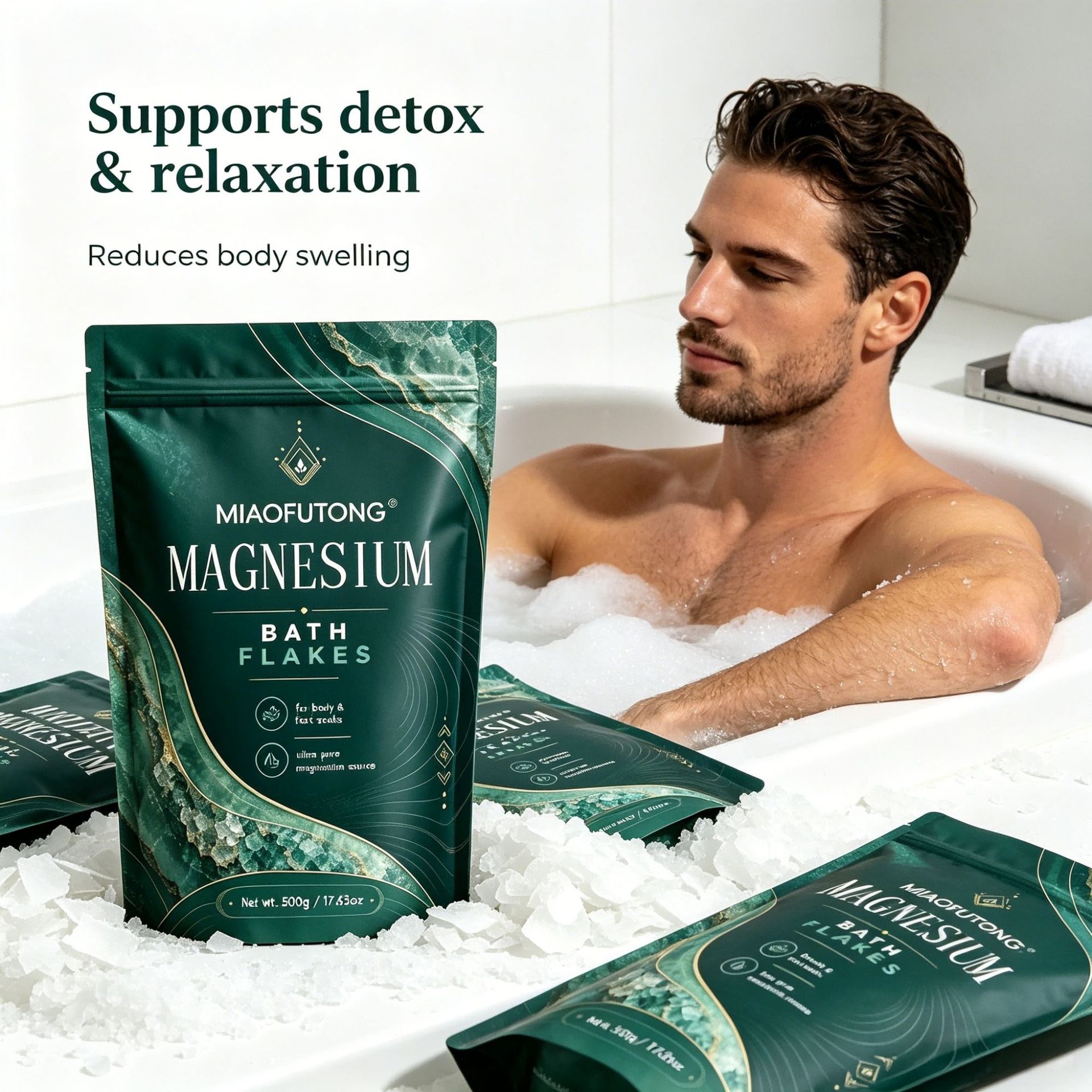 เกลือแร่แมกนีเซียมสำหรับแช่ตัว - Bath Salts Magnesium บทวิจารณ์และราคา