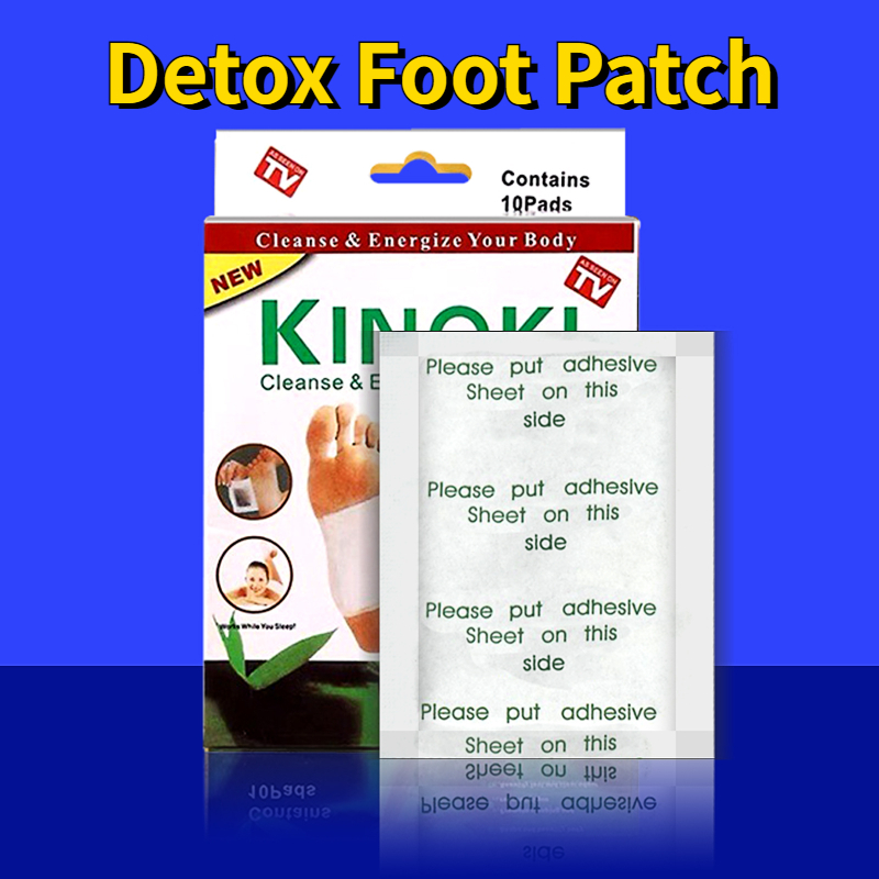 เกาหลี Kinoki สมุนไพรธรรมชาติ  - Detox Foot Patch บทวิจารณ์และราคา