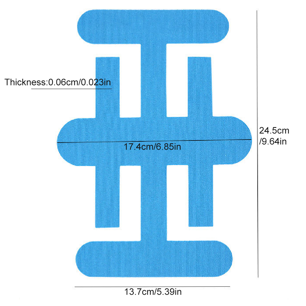 เทปคิเนซิโอโลยีสำเร็จรูปสำหรับ - Sports Taping Precut บทวิจารณ์และราคา