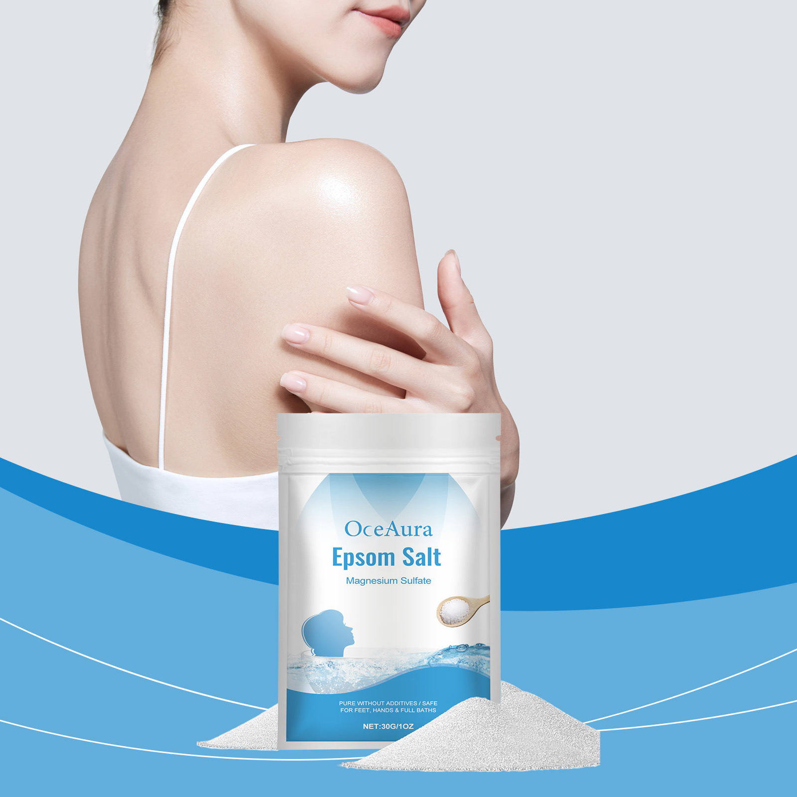 เกลือเอปซอม แมกนีเซียมซัลเฟต บ - Bath Salts Magnesium บทวิจารณ์และราคา
